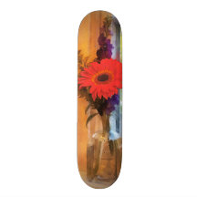 Margarida do Gerbera pela janela da cozinha Skate