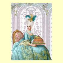 Marie Antoinette no Aqua cartões de visita