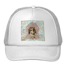 Marie Antoinette no quadro cor-de-rosa Bonés