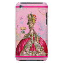 Marie Antoinette & pavão Capa iPod Case-Mate