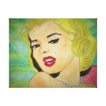 MARILYN IMPRESSÃO DE CANVAS ENVOLVIDAS