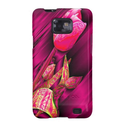 Marrom roxo da tulipa metálica