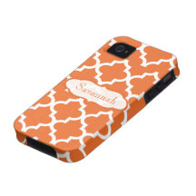 Marroquino alaranjado iPhone personalizado