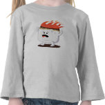 Marshmallow flamejante camiseta