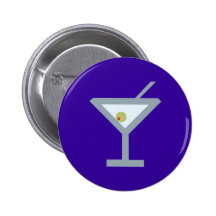 Martini cocktail botons
