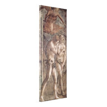 Masaccio - expulsão do paraíso impressão de canvas envolvida