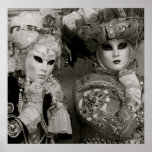 Máscaras de Venezia dos di de Carnavale mim Impressão