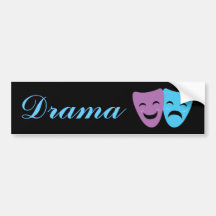 Máscaras do drama adesivo