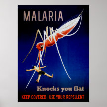 Matares da malária posters