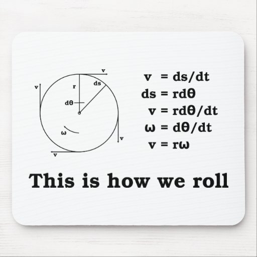 Matemática! Isto é como nós rolamos Mousepad