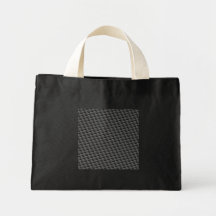 Material da fibra do carbono bolsa para compras