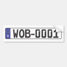 Matrícula de Wolfsburg Adesivo