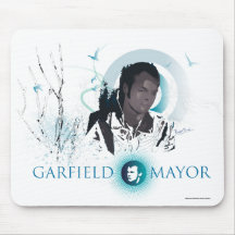 Mayor Viagem Rato Esteira Azul de Garfield Mousepads
