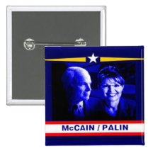 McCain/botão de Palin Bluetone Botons