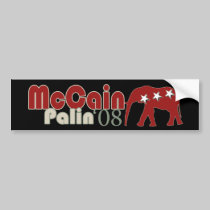 McCain Palin '08 - autocolante no vidro traseiro adesivos de carro