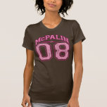 McCain + Palin = McPalin - camisa afligida vintage Tshirts