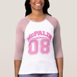 McCain + Palin = McPalin - camisa republicana da e Tshirt