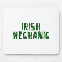 Mecânico irlandês mouse pads