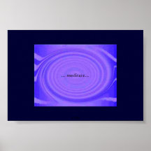… meditate… poster