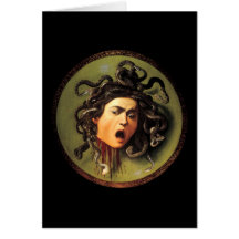 Medusa, Caravaggio Cartao