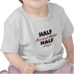 Meio artista marcial meio Ninja Camisetas