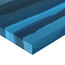 Meio do Aqua Impressão De Canvas Esticadas
