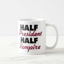 Meio presidente Metade Vampiro Canecas