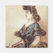 Meio retrato do comprimento de uma mulher imas