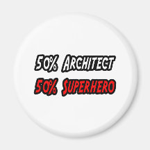 Meio super-herói do meio arquiteto ima