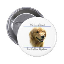 Melhor amigo 2 do golden retriever - botão pins