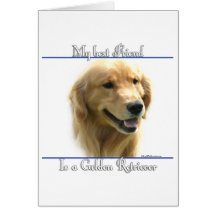 Melhor amigo 2 do golden retriever cartao