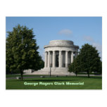 Memorial de George Rogers Clark Cartoes Postais