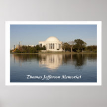 Memorial de Thomas Jefferson Posteres
