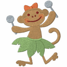 Menina 2 do macaco