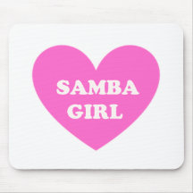 Menina da samba mousepads