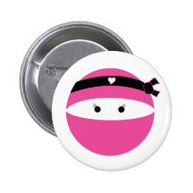 Menina de Ninja Botons