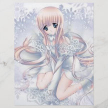 menina de queda panfleto personalizados