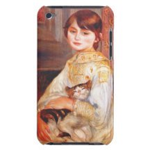 Menina de Renoir com capa do ipod touch do gato Capa iPod Touch