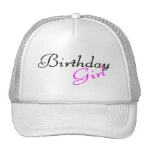 Menina do aniversário bonés