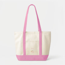 Menina do chá de fraldas bolsa