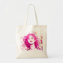 Menina do salão de beleza bolsa de lona