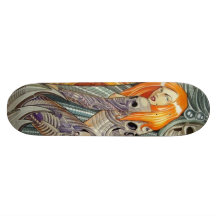 menina do tatuagem skate