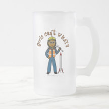 Menina escura do cientista de Rocket Caneca
