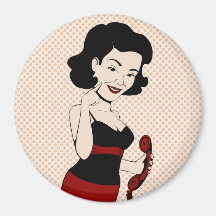 Menina retro Flirty da Senhora Victoria Crushmore Imas