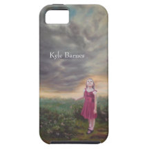 menina sob o caso do iPhone 5 da edição limitada d iPhone 5 Capa