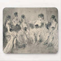 Meninas em um burdel mousepad