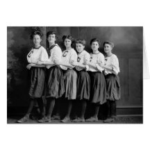 Meninas nos Bloomers, 1900s adiantados Cartões