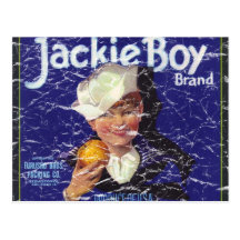 Menino de Jackie - afligido Cartão Postal