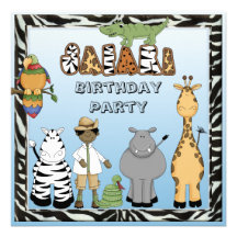 Menino étnico & festa de aniversário bonito dos an convite personalizados