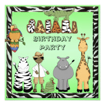 Menino étnico & festa de aniversário bonito dos an convite personalizado
